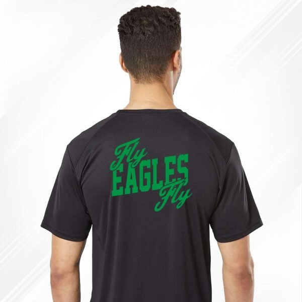 Fort Worth Bird Gang Black Performance T-Shirt - Image 2