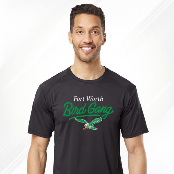 Fort Worth Bird Gang Black Performance T-Shirt